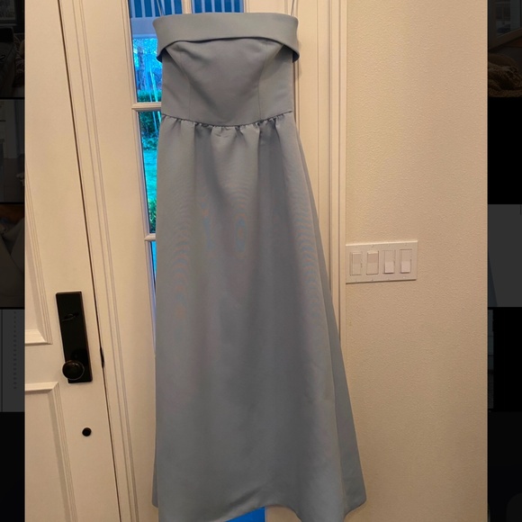 Amsale Rene Dress in Ice - Picture 4 of 6